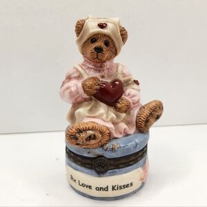 Boyd's Bears Nurse Trinket box RX Love And Kisses